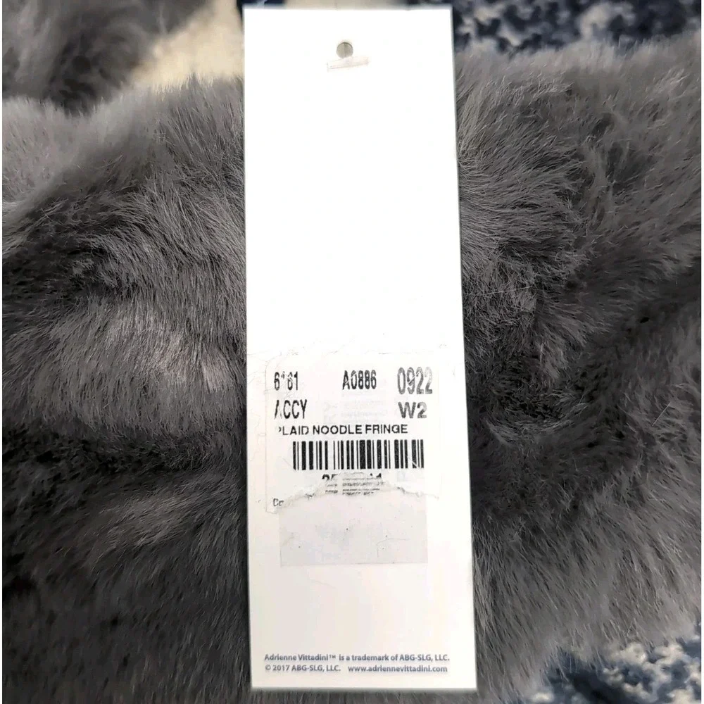 Adrienne Vittadini Faux Fur Collar Kimono Sweater‎ Jacket Fringe Poncho One Size
